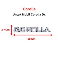 COROLLA Car Logo Emblem for Corolla DX