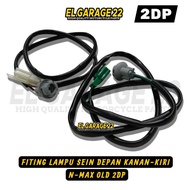 1 SET 2 PCS - Turn signal cable N-MAX OLD 2DP Right turn signal socket cable/ OLD Yamaha N-MAX Gen 1