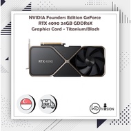NVIDIA Founders Edition GeForce RTX 4090 24GB GDDR6X Graphics Card - Titanium/Black