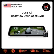 70mai Rearview Dash Cam S410 | 2.5K HDR Image | 9.35 IPS Touch Screen | Dual-Channel Recording