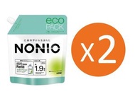 (2件裝) NONIO 無酒精 清涼柑橘薄荷 漱口水 補充装 950ml x2pcs [平行進口]