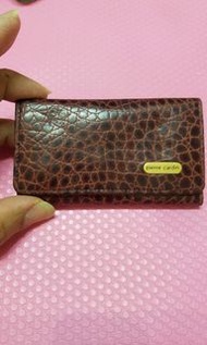 🏠新淨(係全新擺舊咗) PIERRE CARDIN 真皮 鎖匙包/散子/小銀包 (see settlement location frist)