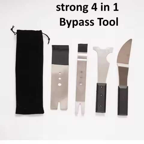 4 kinds Insert Sheet bypass Locksmith Tools Set For House Lock Door Gap Tools DIY Opener