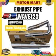 (S1R) THAILAND X GL RACING CUTTING STANDARD PERFORMANCE EXHAUST FULL SET FOR WAVE 125
