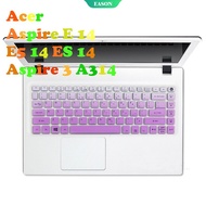 14 Inch Acer Aspire A314-32 Aspire E14 E1 E5 ES 14Universal Transparent Silicone Laptop Keyboard Cover Protector For Acer Aspire E5-473G ES1-422 ES1-421 K4000 E5-473 E5-422 E5-432G ES1-421 ★E.A★