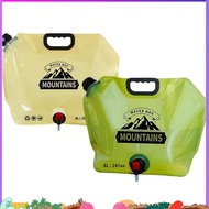 Foldable Empty Gallon Water Container 2PCS 2 Gallon Camping Water Jug with Spout for Outdoor Hiking