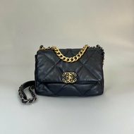 CHANEL 19包 26CM 藍金 30開