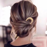 OPENMALL Simple U-Shaped Metal Hairpins French Style Hair Sticks Fashion Women's Hair Jewelry Access