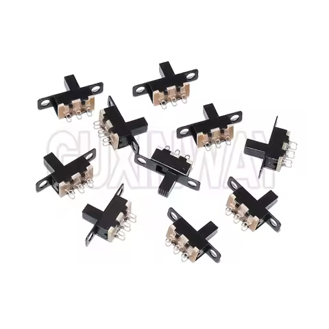 10PCS Toggle Switchs 2MM~8MM 10MM SS12F15VG7 SS12F15 SS12F15VG2 G3 G4 G5 3PIN 1P2T Slide Switch Hand