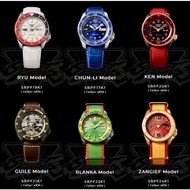 Seiko 5 Sports Street Fighter V Limited Edition SRPF17K,SRPF19K,SRPF20K,SRPF21K,SRPF23K,SRPF24K