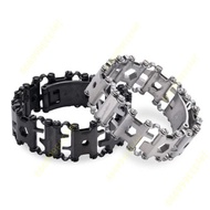 Hot Sale #Accompanying Multi-Function Tool Bracelet Wearable Outdoor Emergency Stainless Steel Brace