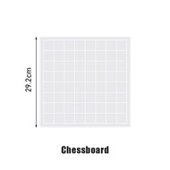 Cetakan Catur Papan Resin Epoxy Craft DIY Catur 3D Silikon Mold 1 Set