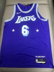 Nike NBA Los Angeles Lakers LeBron James 75週年城市版球衣