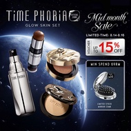 TIME PHORIA - 【Buy 2 Save More】Facial Makeupset Glow Longlasting Cushion Foundation Full Coverage Ha