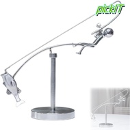 PICKIT Kinetic Fishing Sculpture, Desk Ornament Gift The Fisherman Balancing Sculpture, Creative Han