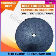 1pcs black carriage belt dx11 xp600 10ft and 6 feet machine 6ft printer pulley long belt STS3M-15mm 