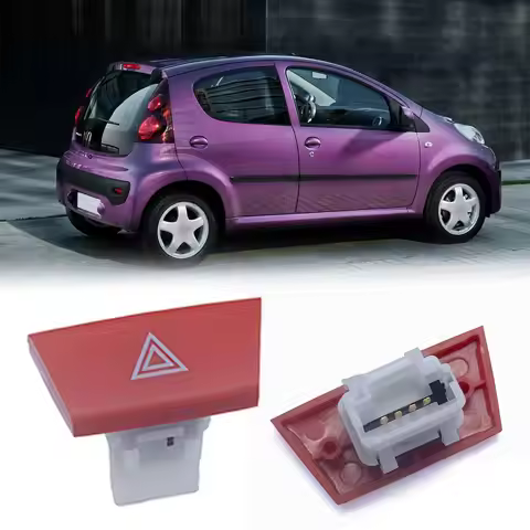 Car Repair Emergency Lamp Switch For Citroen C1 Warning Light Switch Emergency Hazard Flasher 6490.N