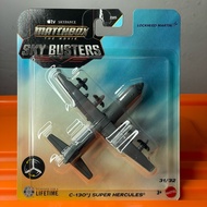Matchbox Sky Busters C-130 J Super Hercules Lockheed Martin The Movie series Skydance Diecast Airpla