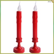 zhihuicx  Candle Lamp Chinese Altar Candles Battery Wedding Electric LED Operated Valentine Decorations for Party Light