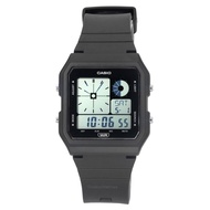 [Creationwatches]  Casio LF-20 World Time LED Digital Analog Style Black Square NS Army Unisex Watch