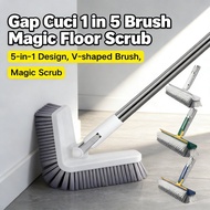 Broom Brush Magic Brush Floor Brush Gap Scrub Tile Broom Cuci Tandas Toilet