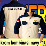 KEMEJA Full embroidery bea shirt tax bea shirt tax bea work shirt bea and tax tax bea tax uniform be