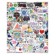 110 Biology Science Experiment Stickers for Luggage, Notebooks, Laptops, and Planners