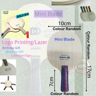 Mini YinHe Blade Table Tennis Mini Bat 17cmx10cm Racket Good Quality 7 Wood 迷你银河乒乓球拍 TT Sport 运动 Pin