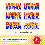 KATSEYE Jeepney Stickers Fanmade Stickers