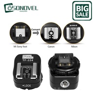 Pixel TF-334 Hot Shoe Adapter For Converting Sony Mi A7 A7S A7SII A7R A7RII A7II Camera To Canon Nik