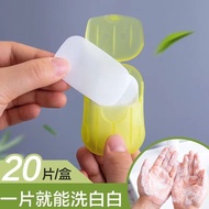 Hot Travel Portable Soap Soap Paper Outdoor Mini Disposable Hygienic Cleaning Soap Tablets Hand Wash