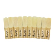 winnsg LADE 10Pcs Bamboo Reeds Strength 2.5 for Alto bE Sax Saxophone Replacement Accessory