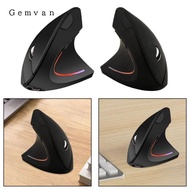 [Gemvan] Cordless Vertical Mouse Ergonomic Optical Mouse Sturdy, 800/1000/1200/1600 DPI,