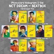 Photocard Hologram NCT DREAM BEATBOX 2 Sisi Unofficial - Photo card Premium Kpop