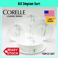 (Ready Stock) Corelle Shadow Iris 16pc Dinnerware Set (16A-333-MS) Livingware Dinnerware Set Tableware