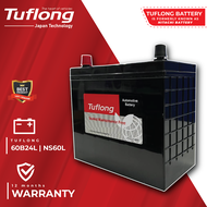 Tuflong JIS Series ( 60B24L / NS60L )  For NISSAN Almera 1.5L (N17), Skyline GTR, Fairlady Z, Latio, Grand Livina, X-Gear, Slyphy B17, NV200  Car Battery Delivery &amp; Installation for Klang Valley Only