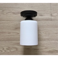 [Candle Lighting] E27 Simple Walkway Light|Black Base|Silver Base|Straight Glass|Round Glass|E27 Lig