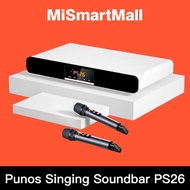 Punos Karaoke Audio PS26/ PS26 Pro Wireless Microphone Home Receiver KTV TV Stereo HiFi Soundbar APP