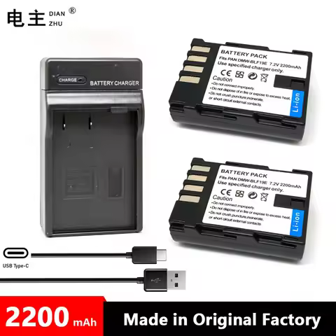 DMW-BLF19E DMW-BLF19 DMW BLF19 BLF19E BLF19PP Battery Charger for Panasonic Lumix DC GH3 GH4 GH5 G9