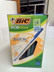 BIC Round Stic 藍色/黑色原子筆