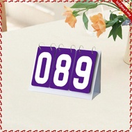 leipupa Sports Scoreboard Rotating Scoreboard Tabletop Scoreboard 3 Digit Score Keeper for Volleybal