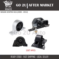 ENGINE MOUNTING KIT 1SET 4PCS !!!  - NISSAN SENTRA N16 AUTO 1.6L / 1.8L { Go2U Auto Part }