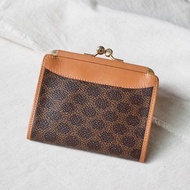 Vintage Celine 深色老花口金零錢包