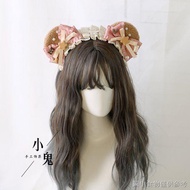 [Japanese Lolita Hair Accessories] Lolita Lolita Bear Ears Headband Headband Cute Hairpin Female Hea