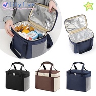 LILY Insulated Lunch Bag Portable Travel Adult Kids Lunch Box