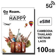 eSIM Cambodia,Thailand,vietnam and laos Travel Esim