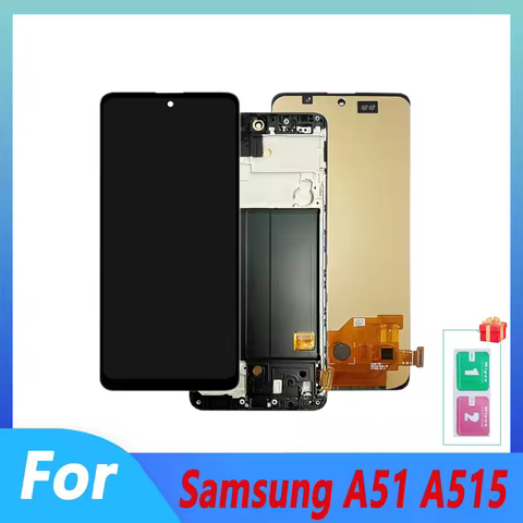 LCD For Samsung A51 Touch Screen Digitizer Assembly Tested Display For Samsung A51 LCD With Frame SM