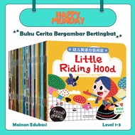 HappyMunday [Level 1 - 3] English Story Book Full Colors English Story Book Picture/