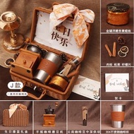 全城熱賣 - 禮品生日禮物女生送閨蜜小眾高級感手磨咖啡機咖啡香薰禮盒伴手禮藤籃咖啡機J款*