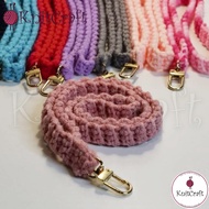 Hand Crochet Neck Strap with Shoulder Strap #Ecoheal 手工钩针编织颈绳带肩带